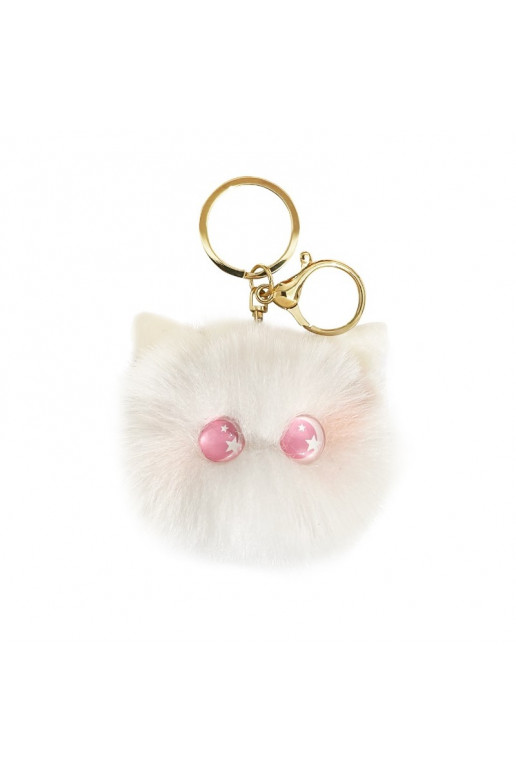 Keychain futrzany withuszkami BRL316