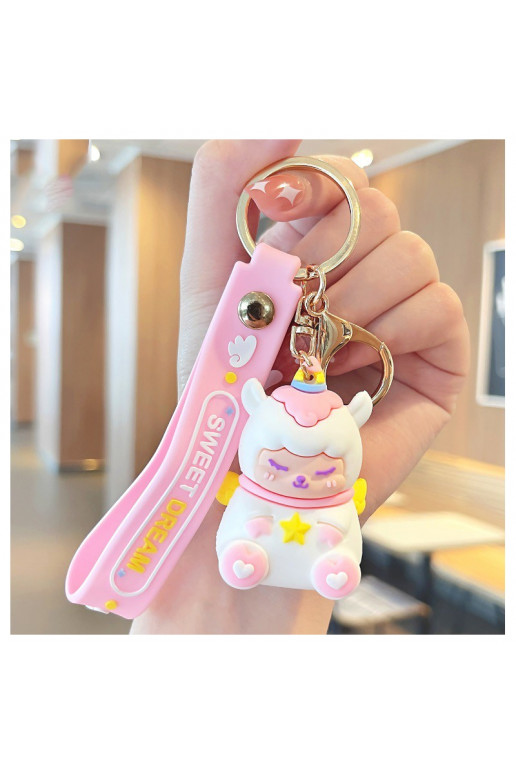Keychain Lama Unicorn pink BRL217