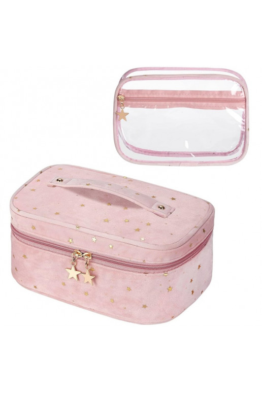 Folding cosmetics bag withwkładem two in one  KS97R