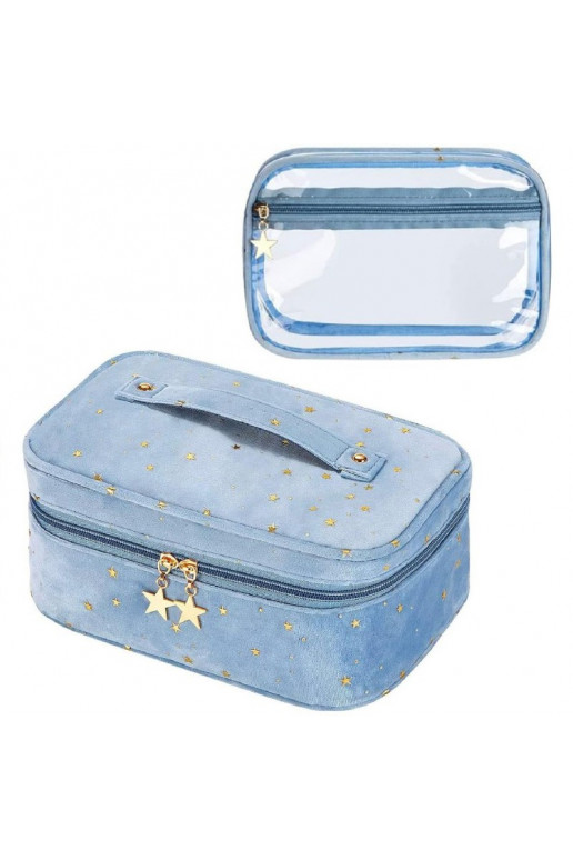 Folding cosmetics bag withwkładem two in one  KS97N