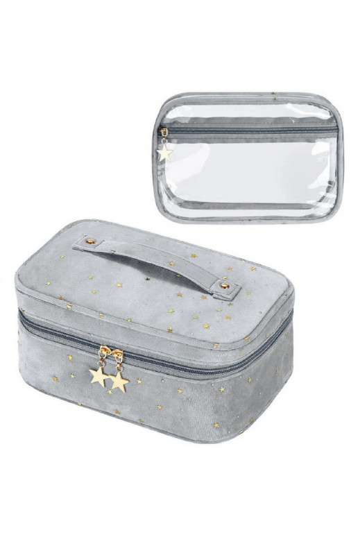 Folding cosmetics bag withwkładem two in one  KS97SZ