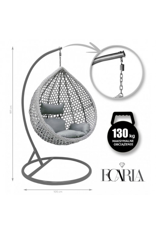 Fotel  huśtawka kokon withcushionmi KR27