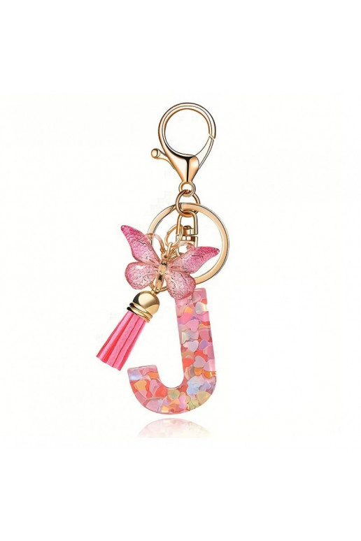 Keychain LITERKA "J"   serca BRL328J