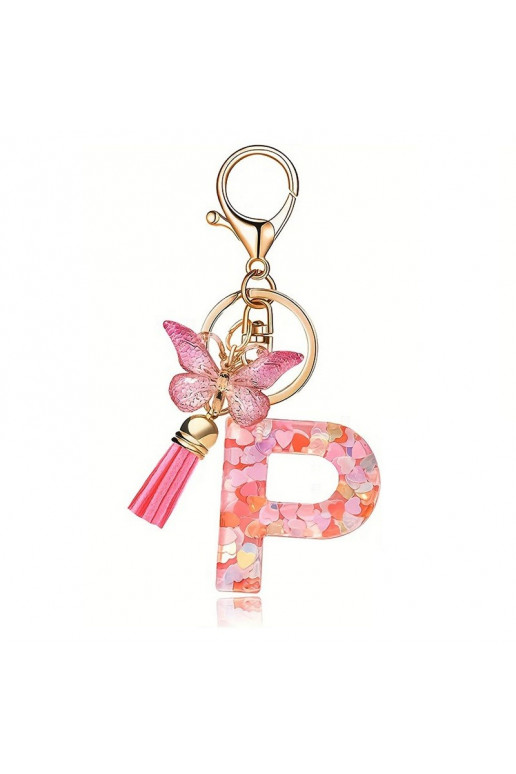 Keychain LITERKA "P"   serca BRL328P