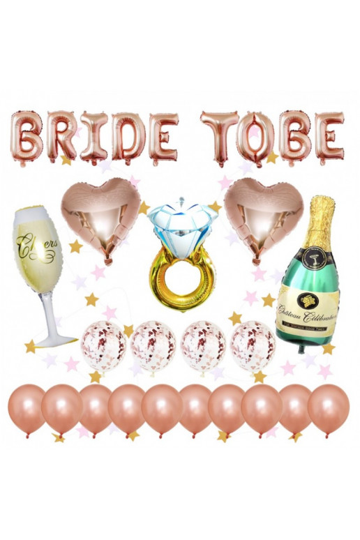 Ballons set Bride to Be BLN02