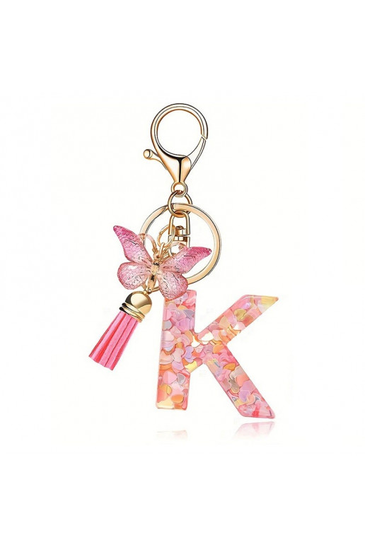 Keychain LITERKA "K"   serca BRL328K
