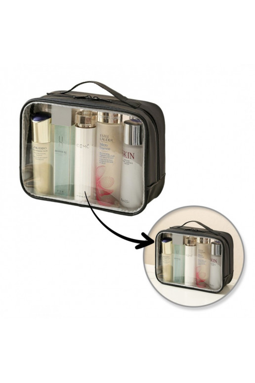 Cosmetics bag organizerkosmetyki black 26x20x11cm KS105WZ1