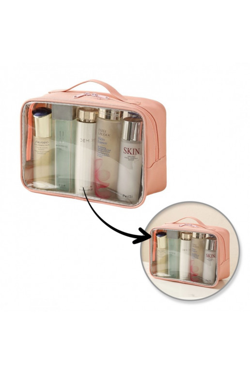 Cosmetics bag organizerkosmetyki pink 26x20x11cm KS105WZ2