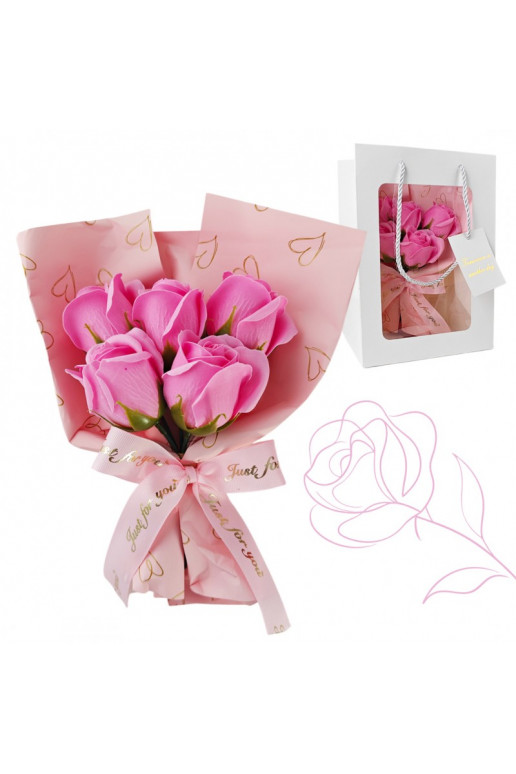 Bukiet zapachowych ów mydlanych , 5pcs.  pinkprezent BUK13R