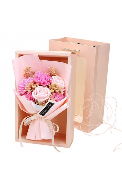Bukiet zapachowych ów mydlanych  6 pcs.  flower box BUK09R