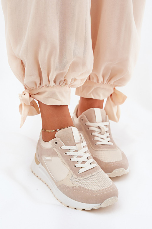 Beige Women's Sports Shoes Laaksona