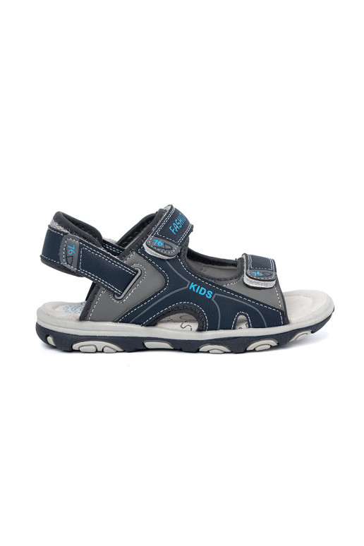 dark blue boyish sandals