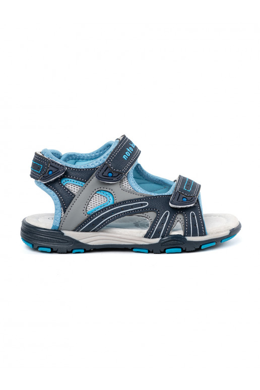 dark blue sandals boyish