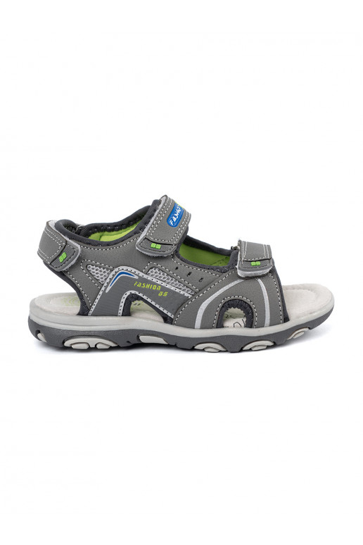 boys gray sandals