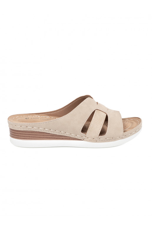 Women's slippers beige