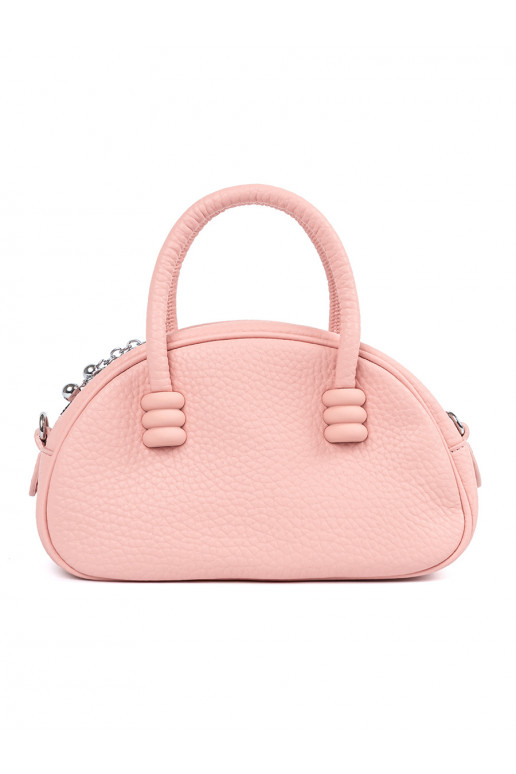 The purse has itła with straps pink