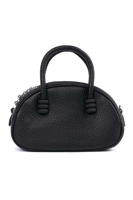 The purse has itła with straps black