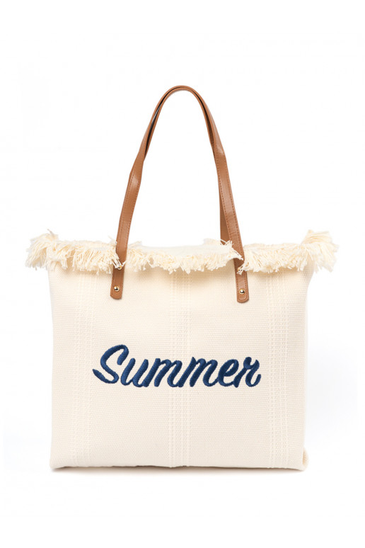 Handbag plażowa with the inscription Summer