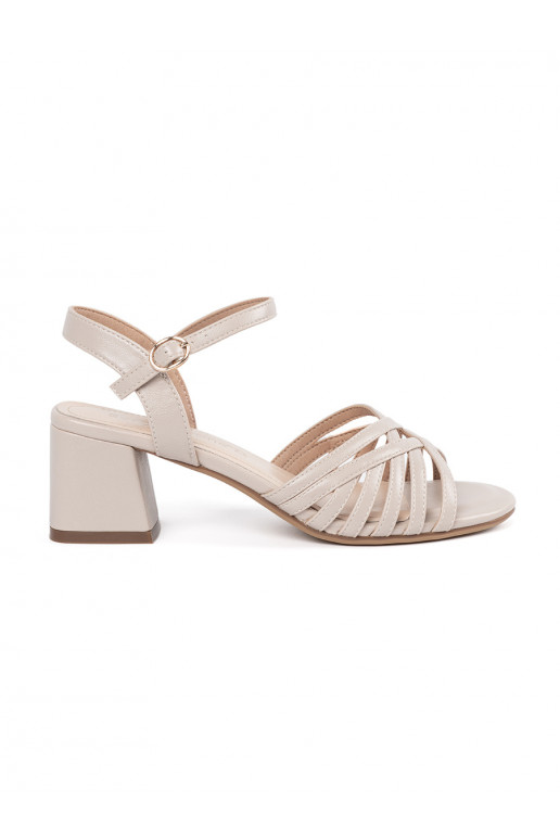 Womens sandals beige Sergio Leone
