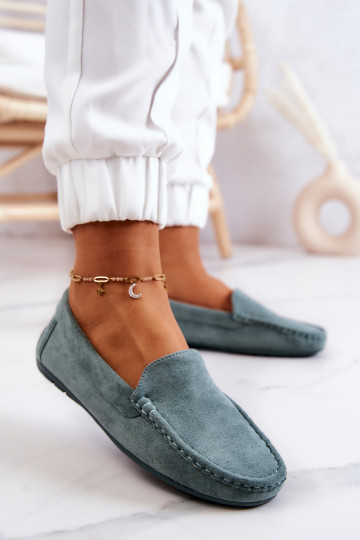 Women s Loafers Suede Mint Morreno 2