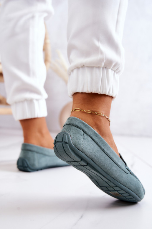 Women s Loafers Suede Mint Morreno