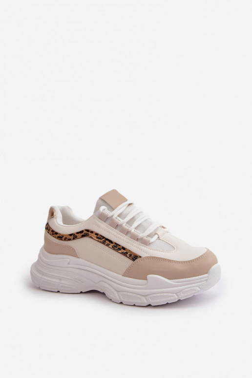 Women's Platform Sports Shoes White Henley Women's Platform Sports Shoes White Henley