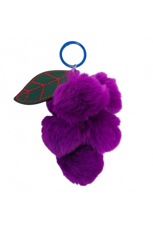 Keychain puchate winogrono, pompony  BRL351