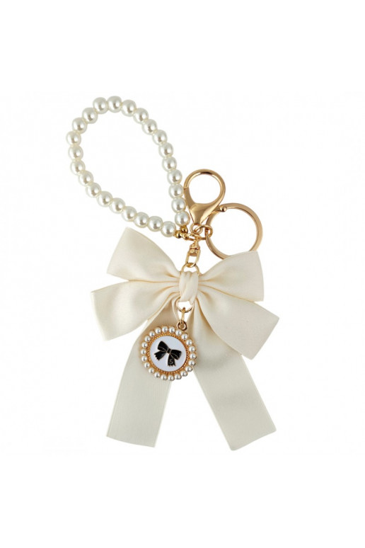 Keychain withową KOKARDĄ andperłami BRL362K
