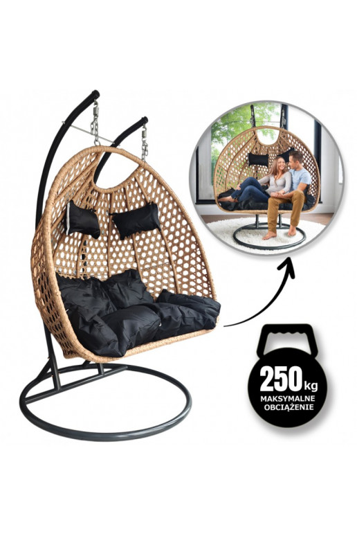 Fotel , huśtawka kokon withcushionmi DWUOSOThe Little BowY KR34
