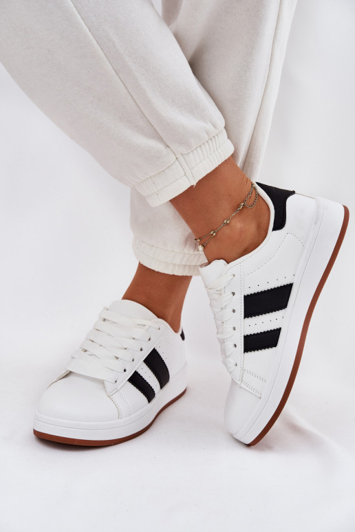 Women's Sneakers Made Of Eco Leather White Arlenina