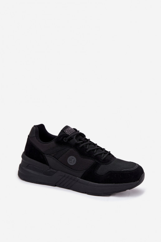 Men's Sports Sneakers On Platform Black Hanirin