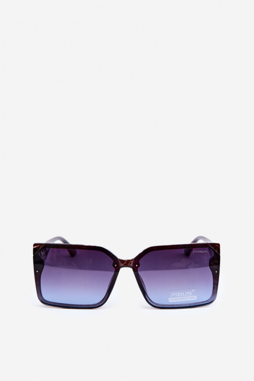 Black Women's Square Sunglasses UV400