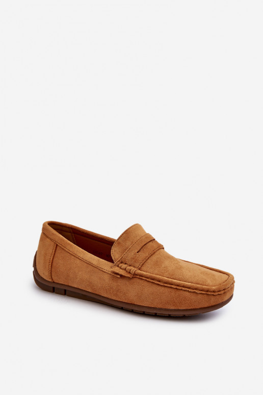 Men's Suede Moccasins Dark Blue Wesley