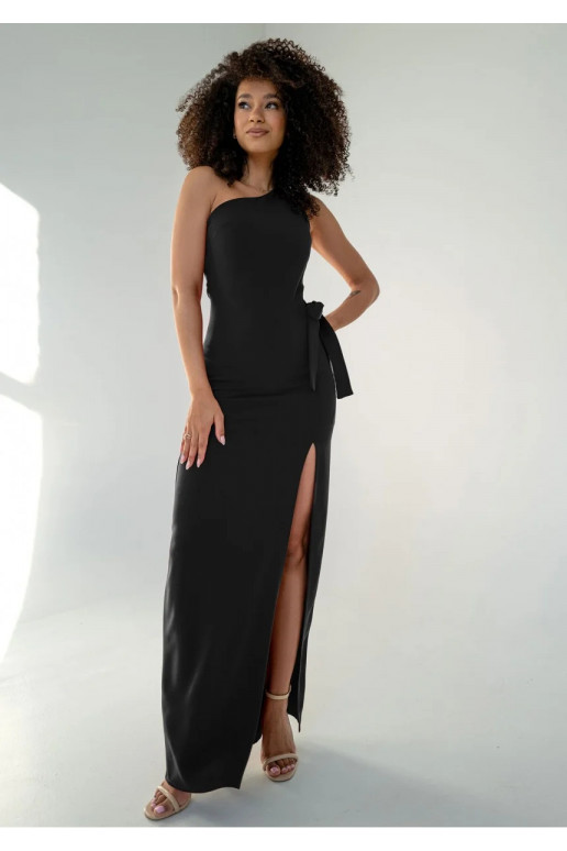 Soraya - Black maxi evening dress