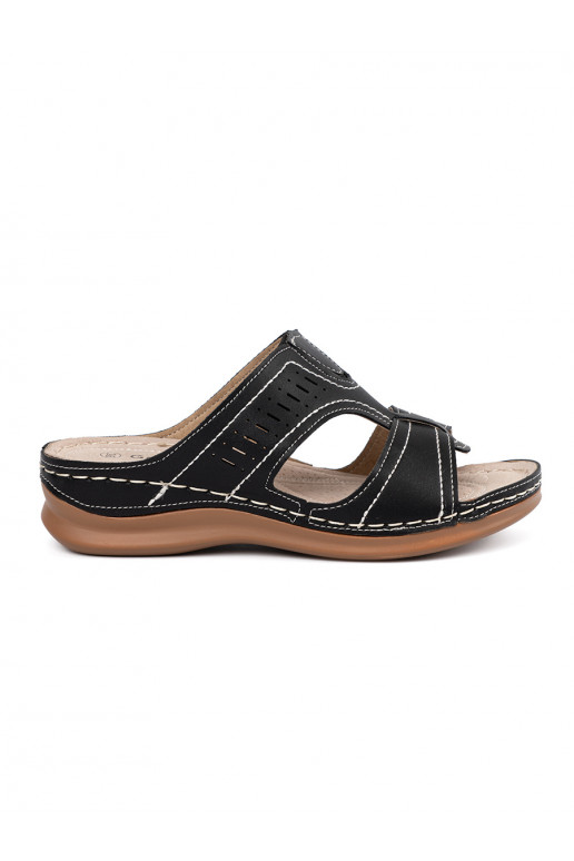 Slippers womens black