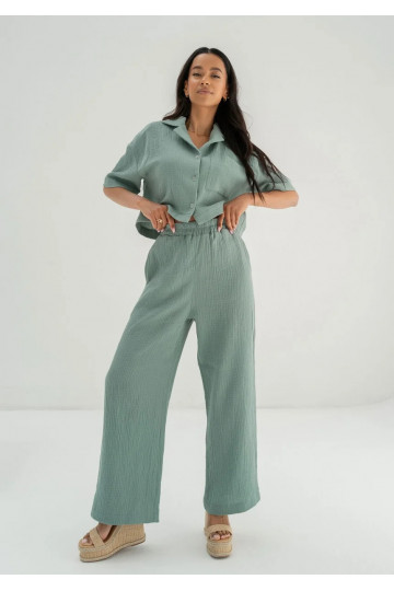Thane - Minty muslin pants 2