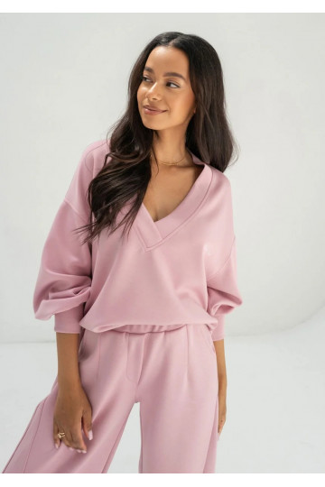 Ollie - Pink rayon sweatshirt 2