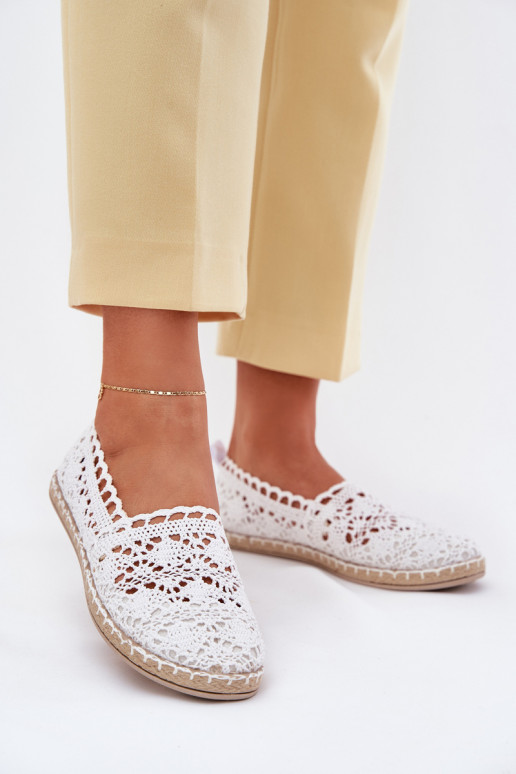 Lace Women's Espadrilles White Adelira