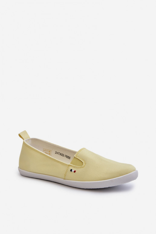 Women's Yellow Slip-On Sneakers Adrancia