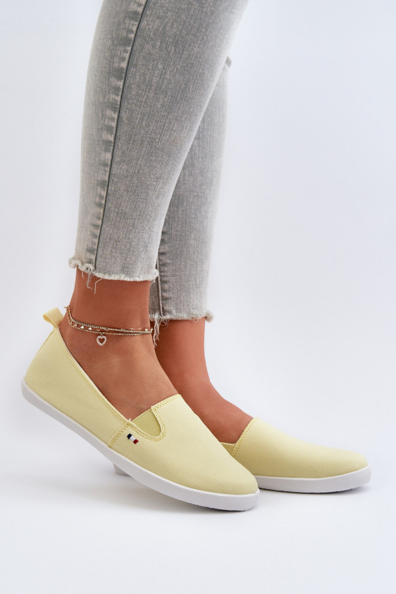 Women's Yellow Slip-On Sneakers Adrancia