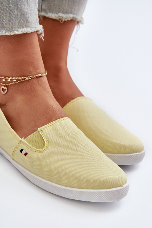 Women's Yellow Slip-On Sneakers Adrancia
