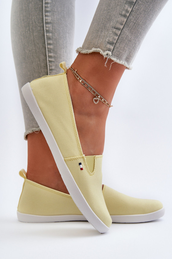 Women's Yellow Slip-On Sneakers Adrancia