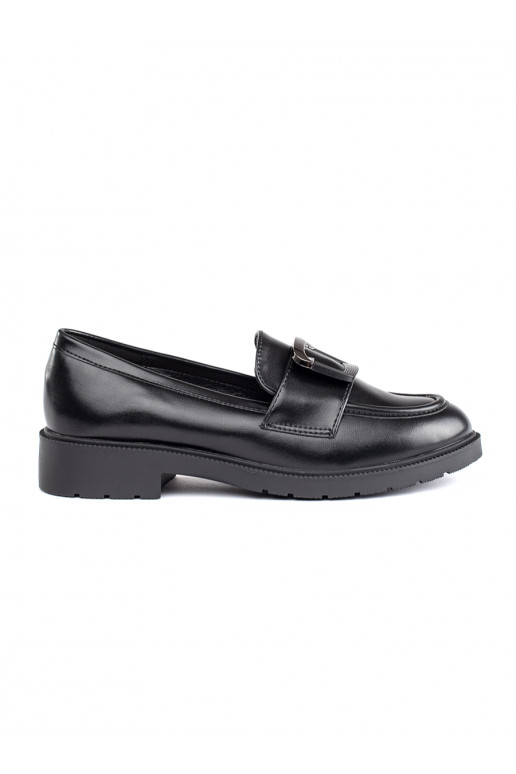 black women's moccasins with buckles