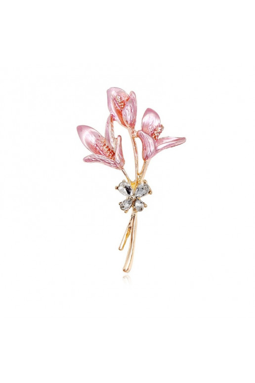 Brooch with crystals  BZ96