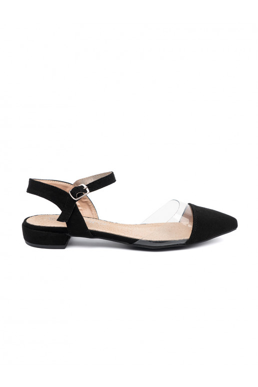 Elegant style sandals womens z transparentnymi wstawkami