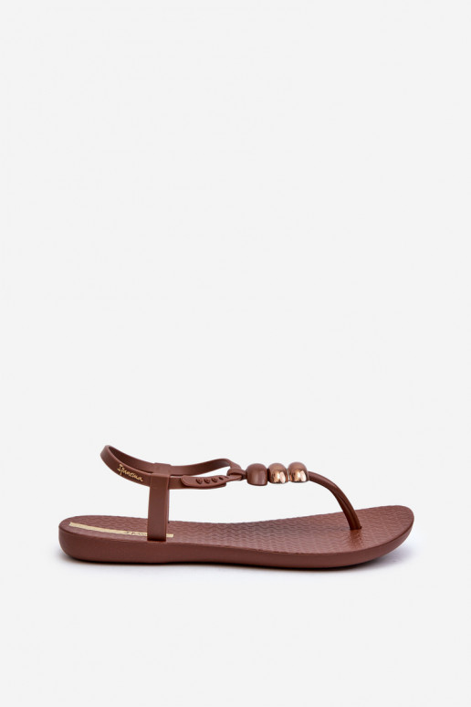 Women's Flat Sandals Flip Flops 83507 Ipanema Class Blown Up Sandal Fem Brown