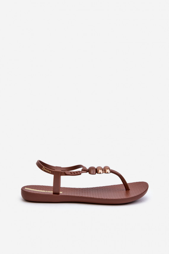 Women's Flat Sandals Flip Flops 83507 Ipanema Class Blown Up Sandal Fem Brown