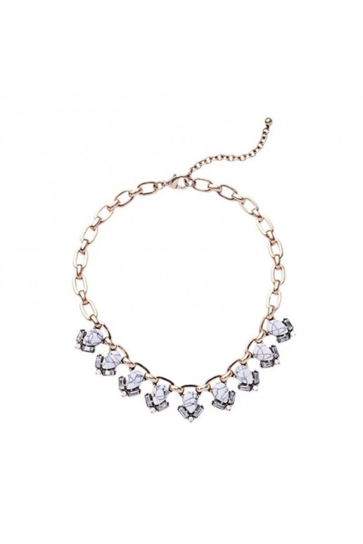 Necklace Kolia rozety marmur N574