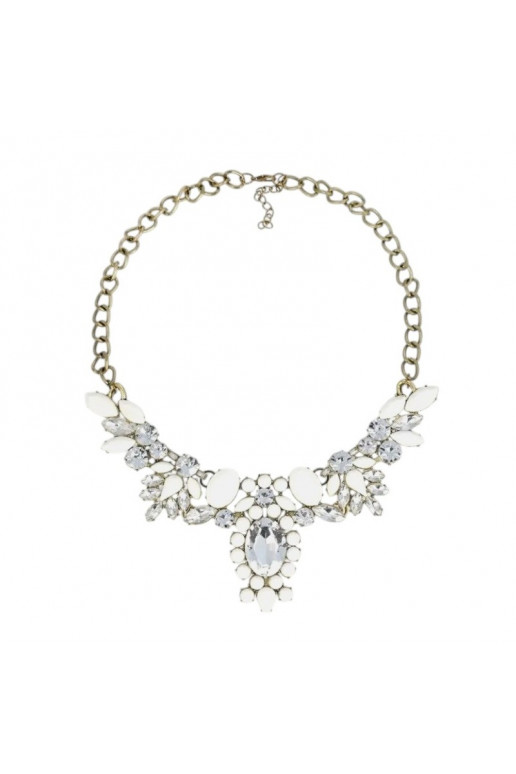 Necklace Kolia Diadem White color N73B