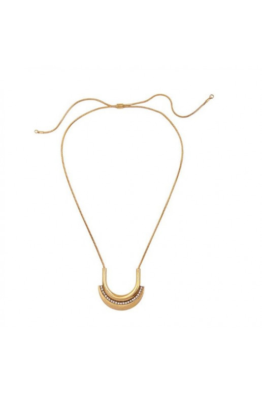 Necklace  ŻYŁKA withwith crystals STARE ZŁOTO N230